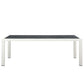 Modway Stance 90.5" Outdoor Patio Aluminum Dining Table FredCo
