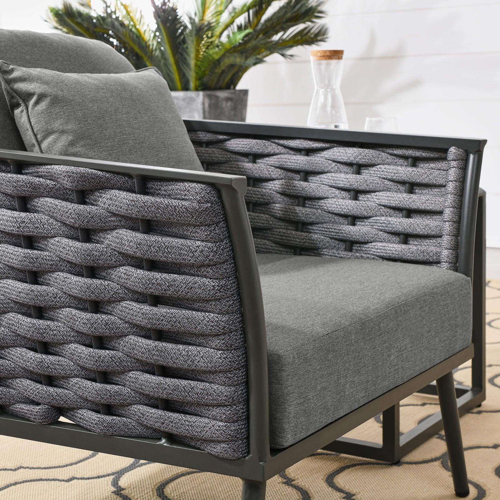 Modway Stance Outdoor Patio Aluminum Armchair FredCo