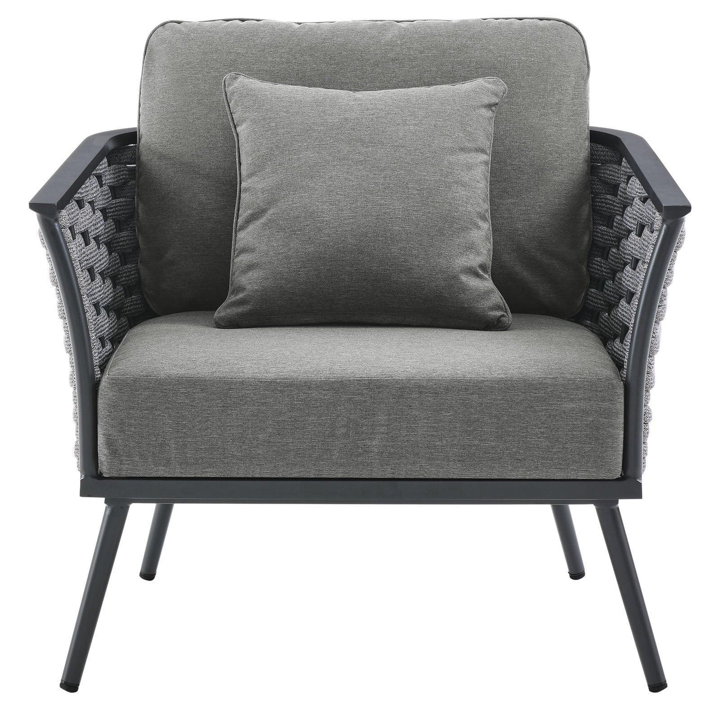 Modway Stance Outdoor Patio Aluminum Armchair FredCo