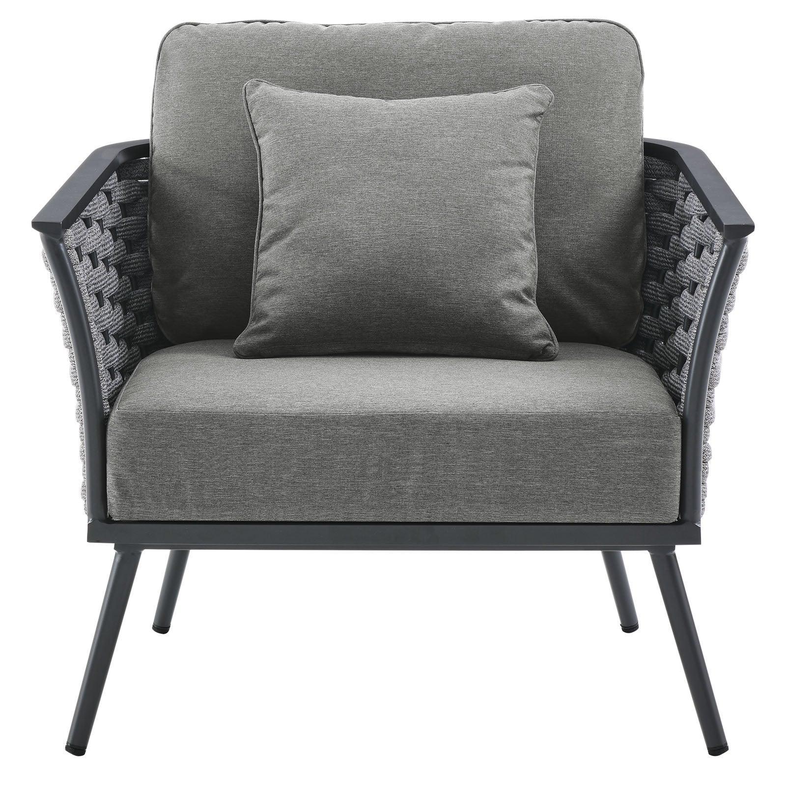 Modway Stance Outdoor Patio Aluminum Armchair FredCo