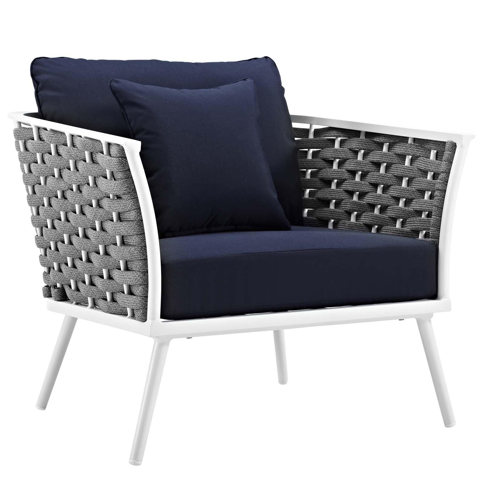 Modway Stance Outdoor Patio Aluminum Armchair FredCo