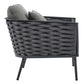 Modway Stance Outdoor Patio Aluminum Armchair FredCo