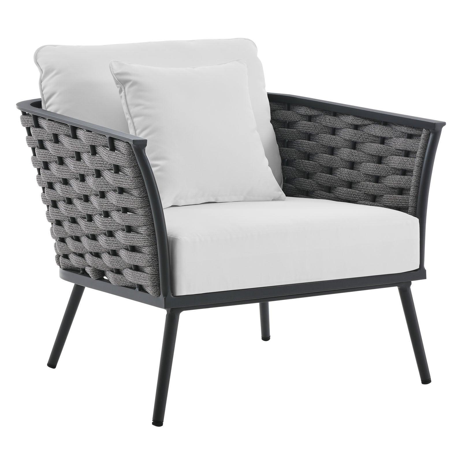 Modway Stance Outdoor Patio Aluminum Armchair FredCo