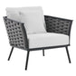 Modway Stance Outdoor Patio Aluminum Armchair FredCo