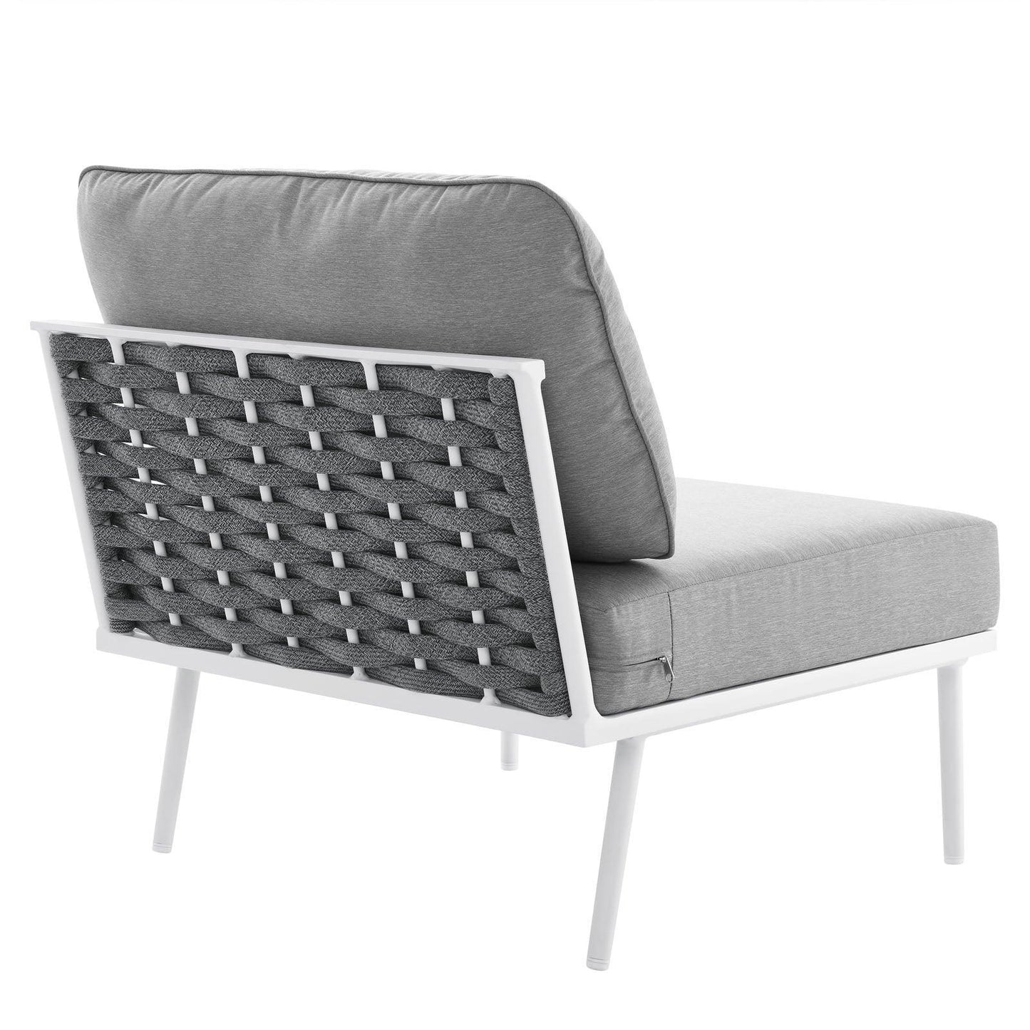 Modway Stance Outdoor Patio Aluminum Armless Chair FredCo