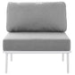 Modway Stance Outdoor Patio Aluminum Armless Chair FredCo