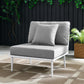 Modway Stance Outdoor Patio Aluminum Armless Chair FredCo