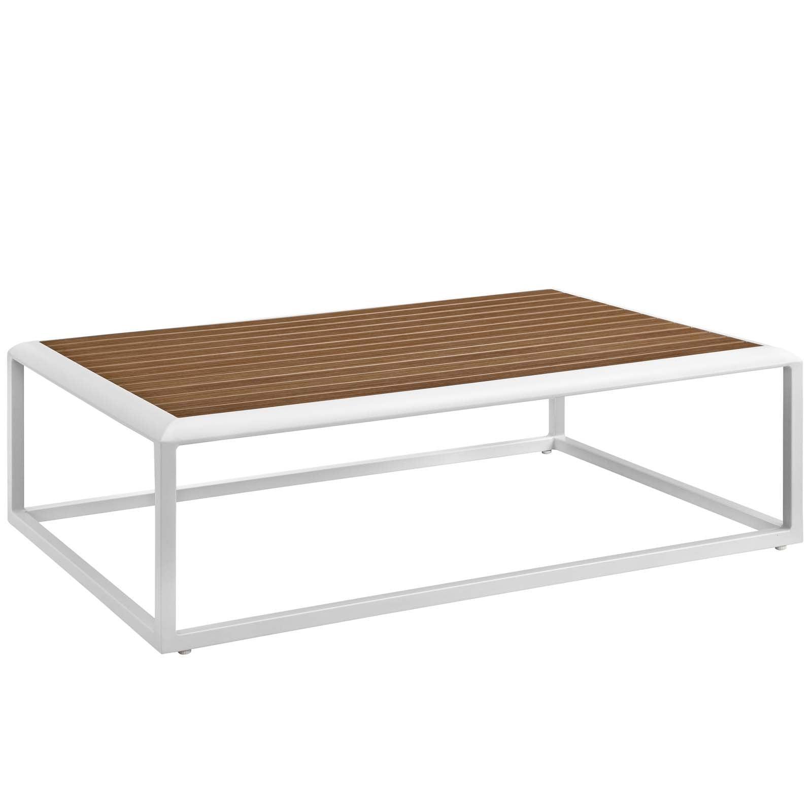 Modway Stance Outdoor Patio Aluminum Coffee Table FredCo