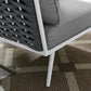 Modway Stance Outdoor Patio Aluminum Corner Chair FredCo