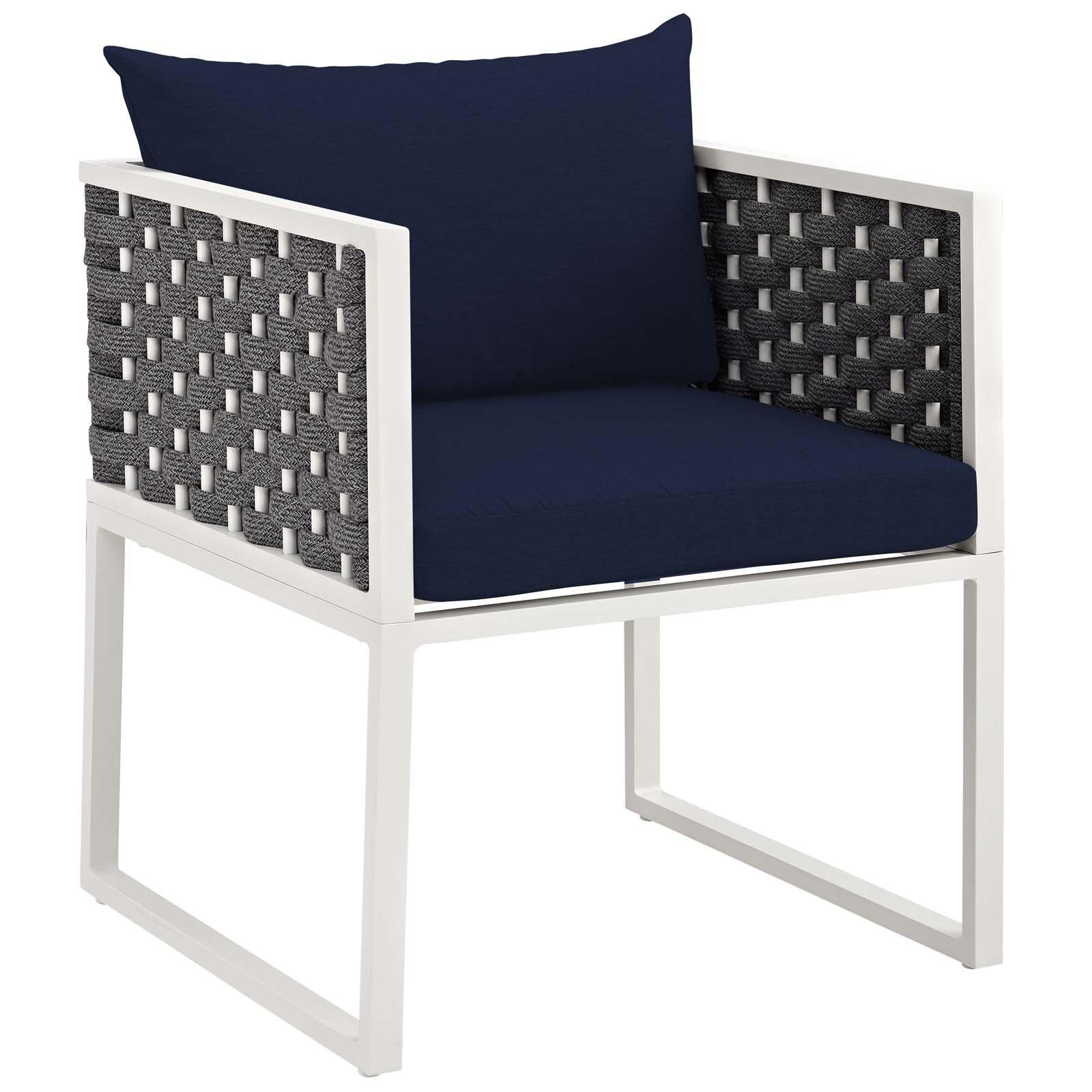 Modway Stance Outdoor Patio Aluminum Dining Armchair FredCo