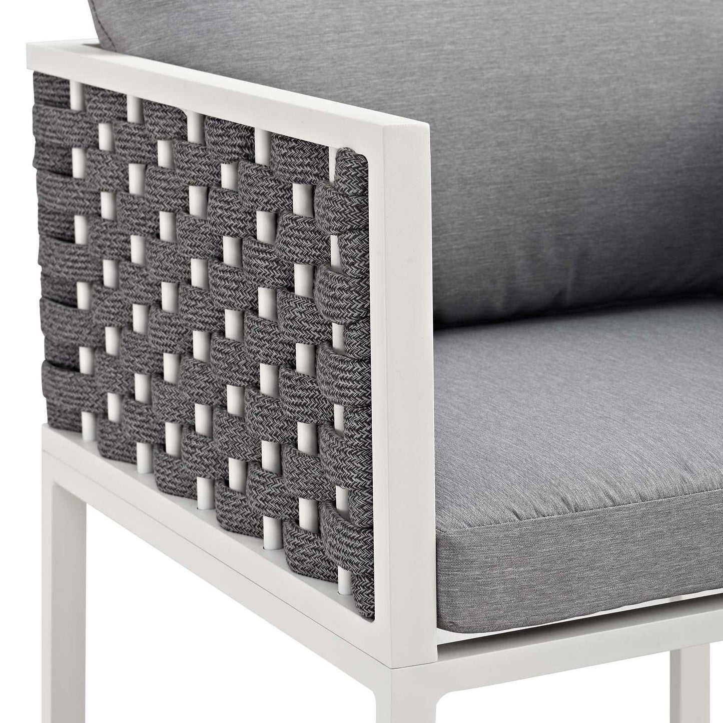 Modway Stance Outdoor Patio Aluminum Dining Armchair FredCo