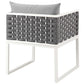Modway Stance Outdoor Patio Aluminum Dining Armchair FredCo