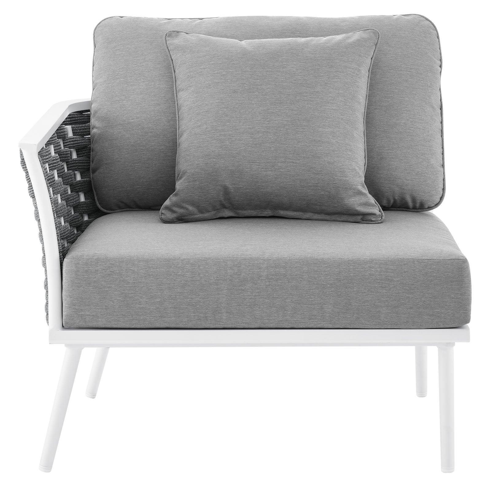 Modway Stance Outdoor Patio Aluminum Left-Facing Armchair FredCo