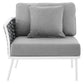 Modway Stance Outdoor Patio Aluminum Left-Facing Armchair FredCo