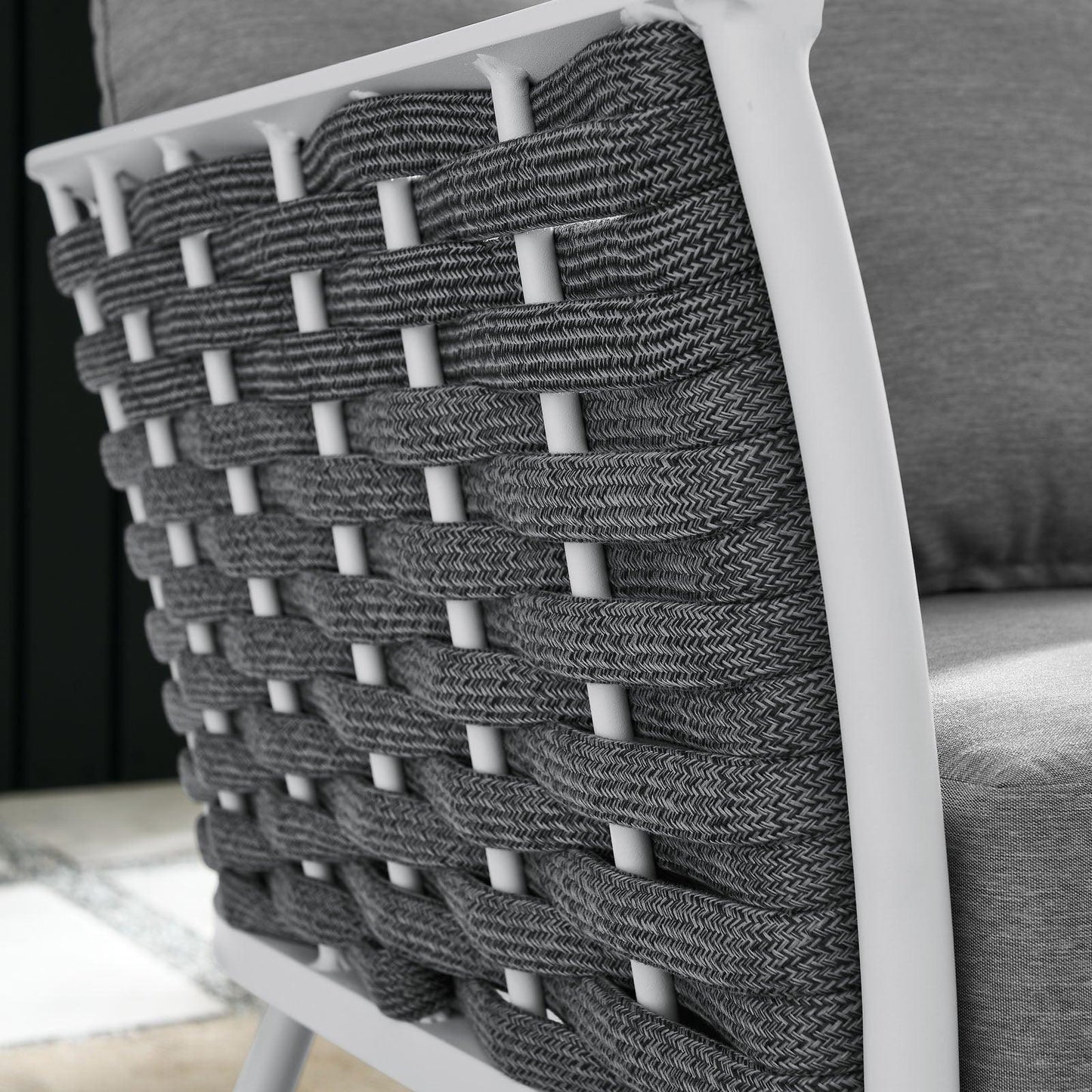 Modway Stance Outdoor Patio Aluminum Left-Facing Armchair FredCo