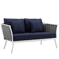Modway Stance Outdoor Patio Aluminum Loveseat FredCo