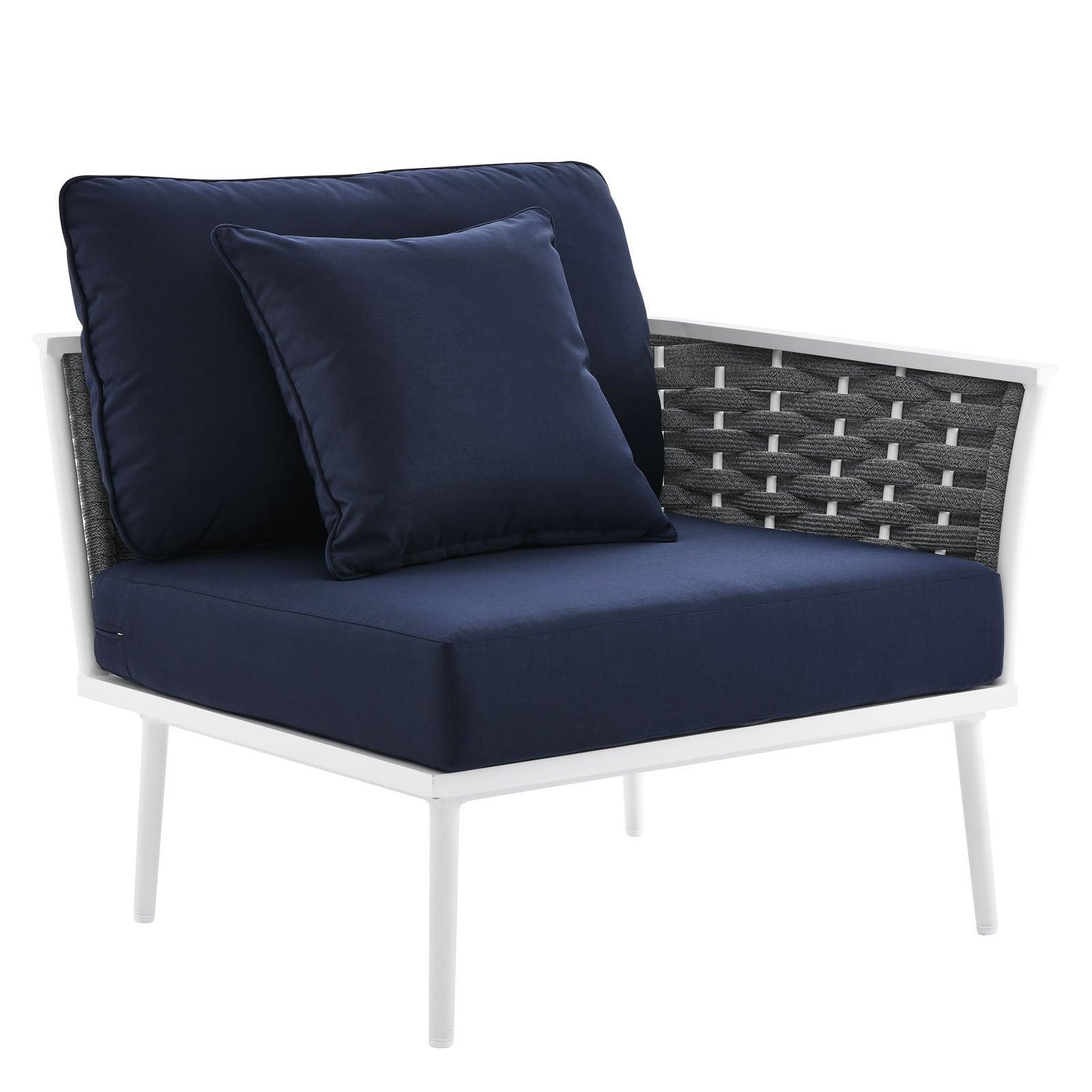 Modway Stance Outdoor Patio Aluminum Right-Facing Armchair FredCo