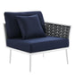 Modway Stance Outdoor Patio Aluminum Right-Facing Armchair FredCo