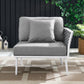 Modway Stance Outdoor Patio Aluminum Right-Facing Armchair FredCo