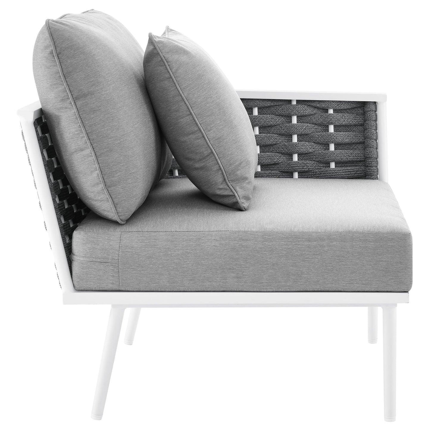 Modway Stance Outdoor Patio Aluminum Right-Facing Armchair FredCo