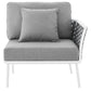Modway Stance Outdoor Patio Aluminum Right-Facing Armchair FredCo
