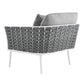 Modway Stance Outdoor Patio Aluminum Right-Facing Armchair FredCo