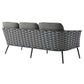 Modway Stance Outdoor Patio Aluminum Sofa FredCo