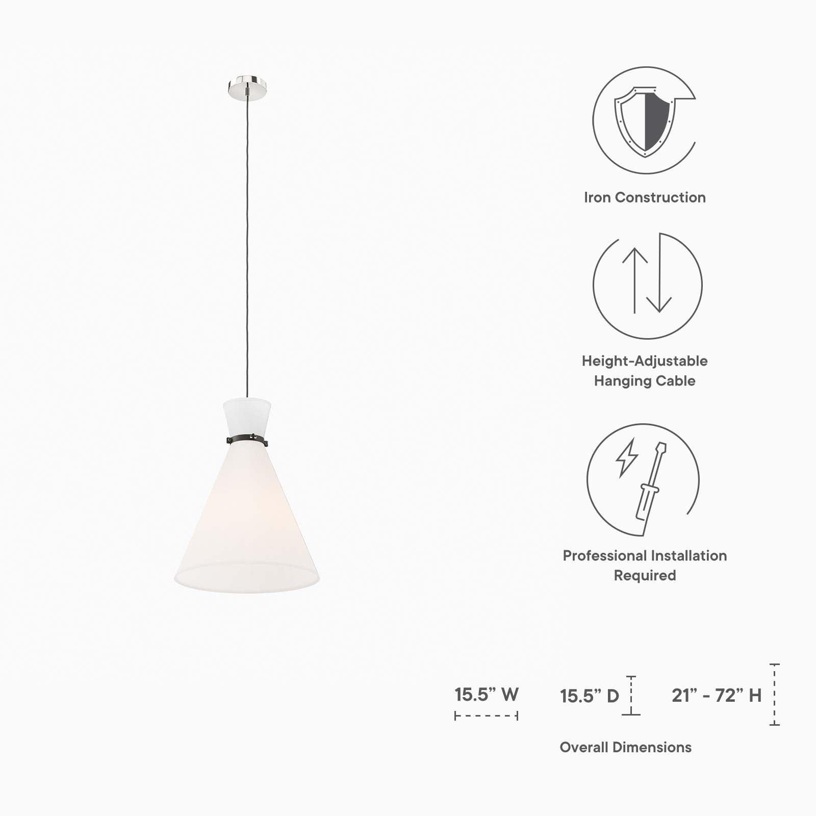 Modway Starlight 1-Light Pendant Light FredCo