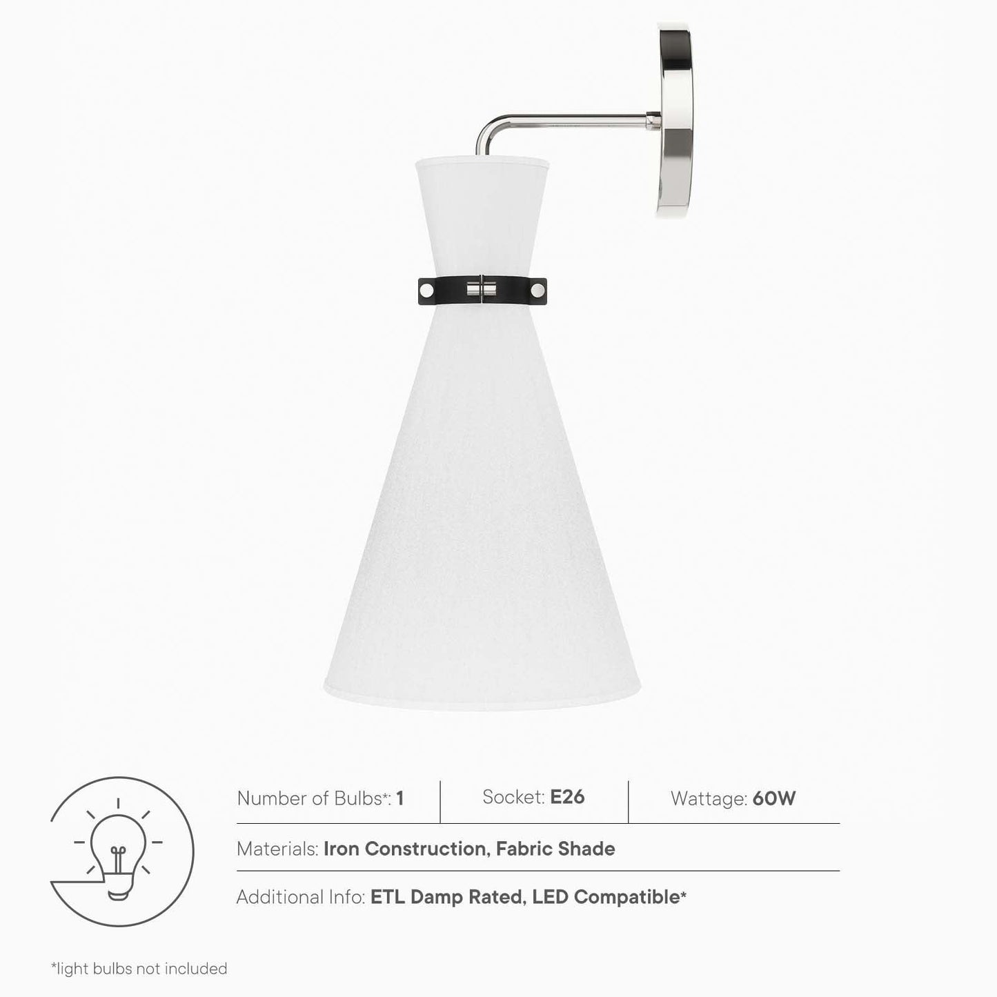 Modway Starlight 1-Light Wall Sconce FredCo