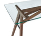 Modway Steadfast Glass Top Office Desk FredCo