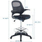 Modway Stealth Drafting Chair FredCo