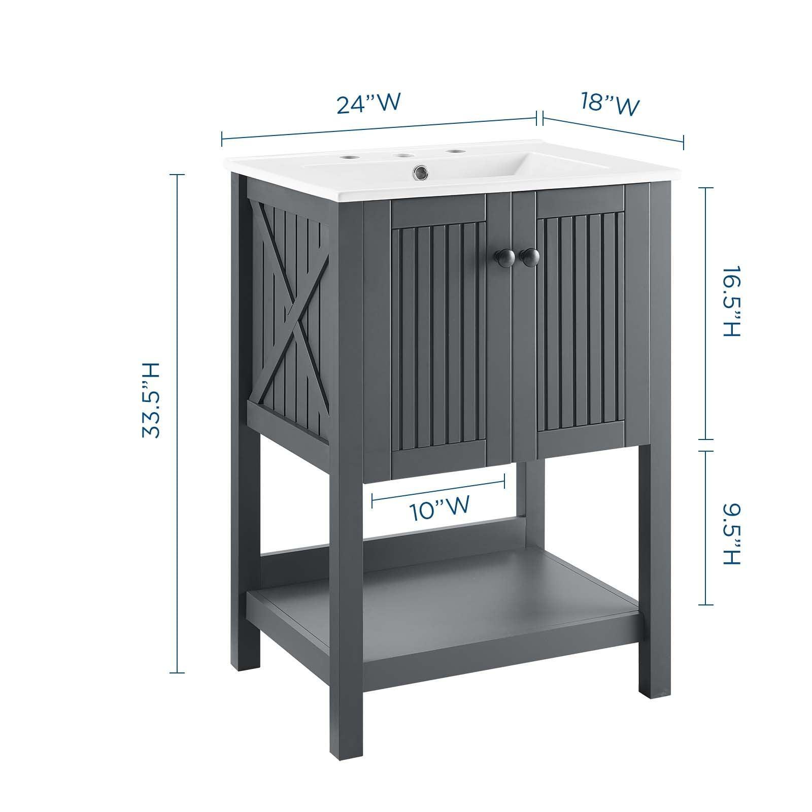 Modway Steam 24" Bathroom Vanity FredCo