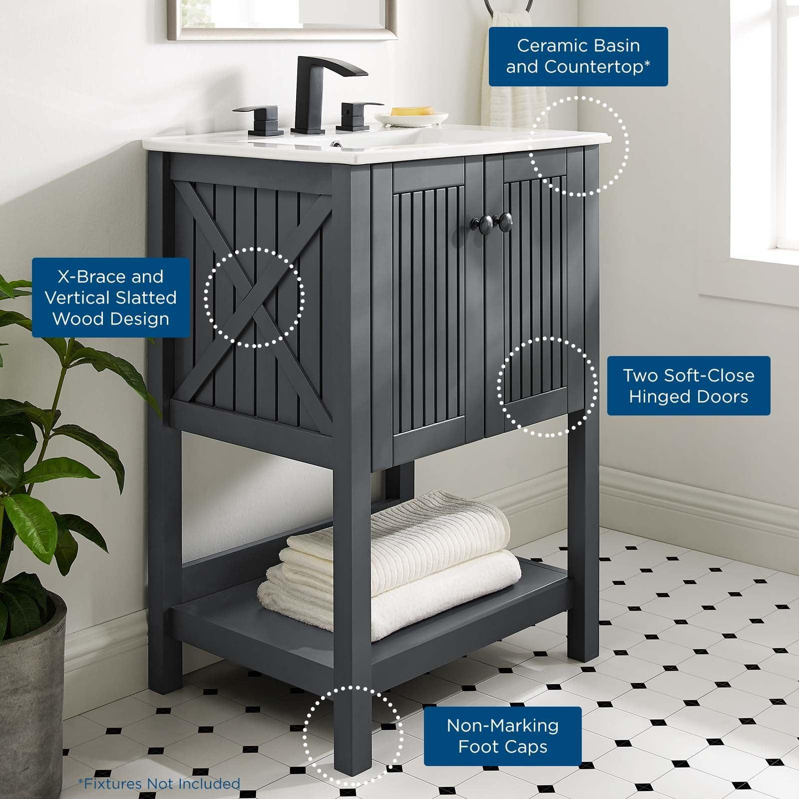 Modway Steam 24" Bathroom Vanity FredCo