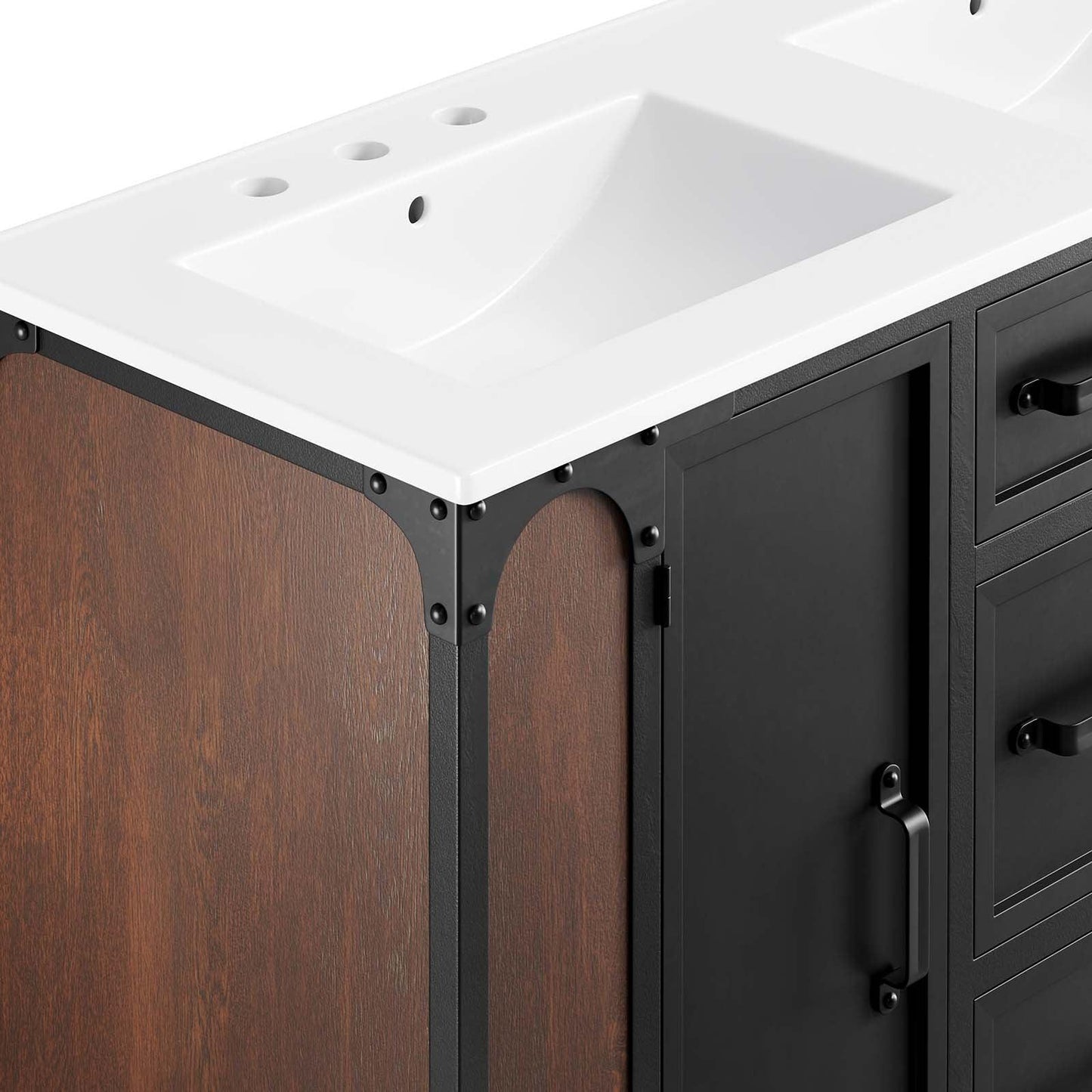 Modway Steamforge 48" Double Sink Bathroom Vanity FredCo