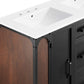 Modway Steamforge 48" Double Sink Bathroom Vanity FredCo