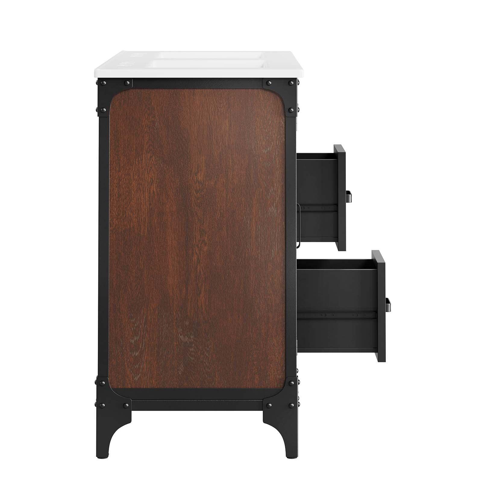 Modway Steamforge 48" Double Sink Bathroom Vanity FredCo