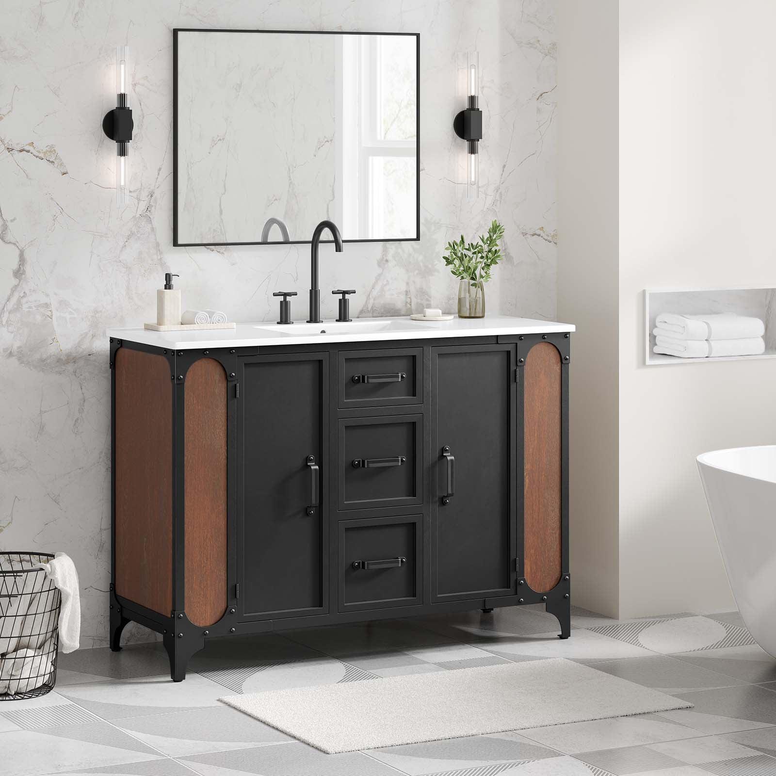 Modway Steamforge 48" Single Sink Bathroom Vanity FredCo