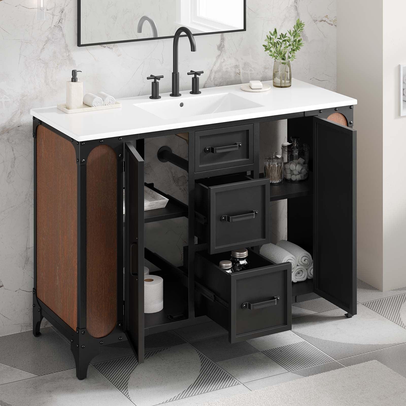 Modway Steamforge 48" Single Sink Bathroom Vanity FredCo