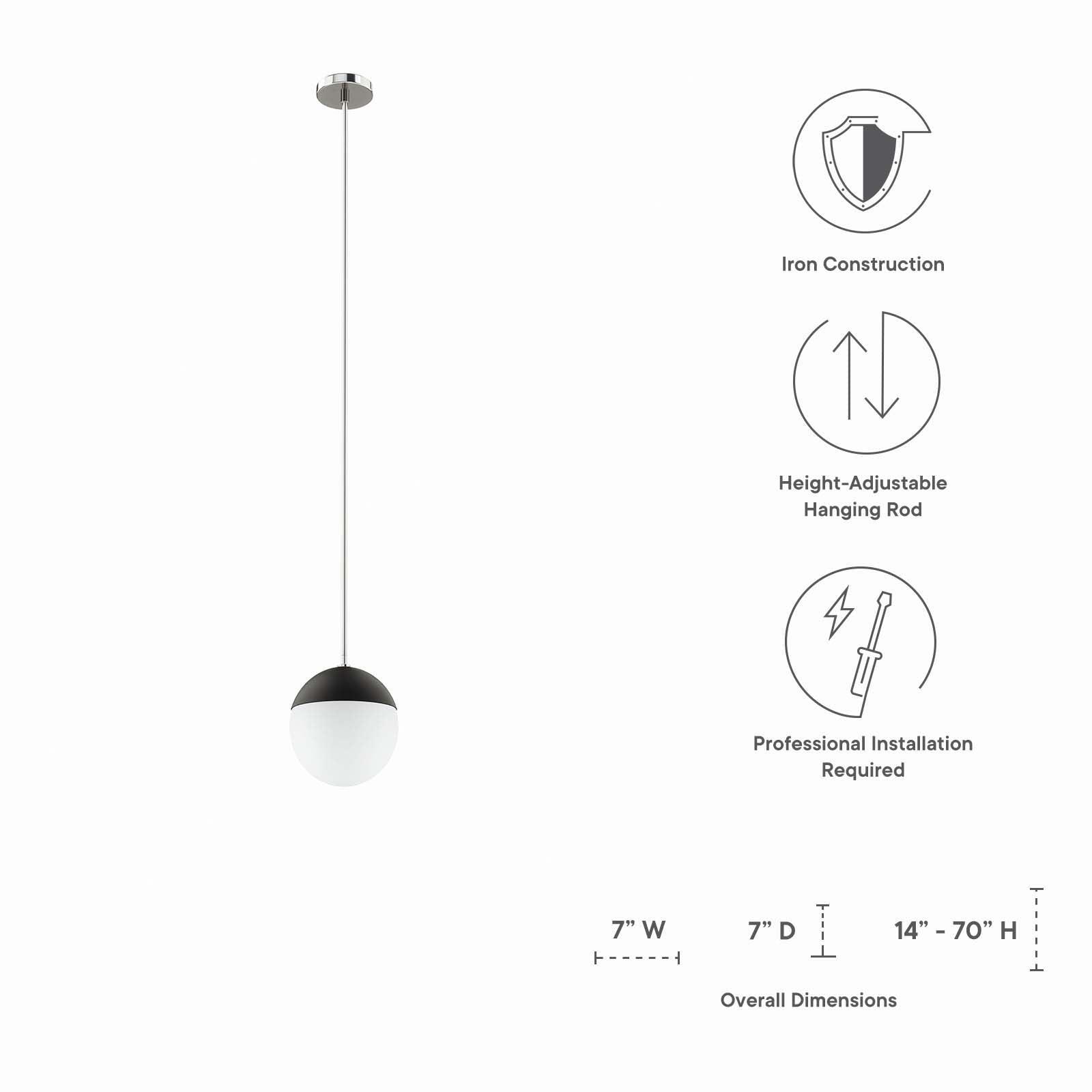 Modway Stellar 1-Light Pendant Light FredCo