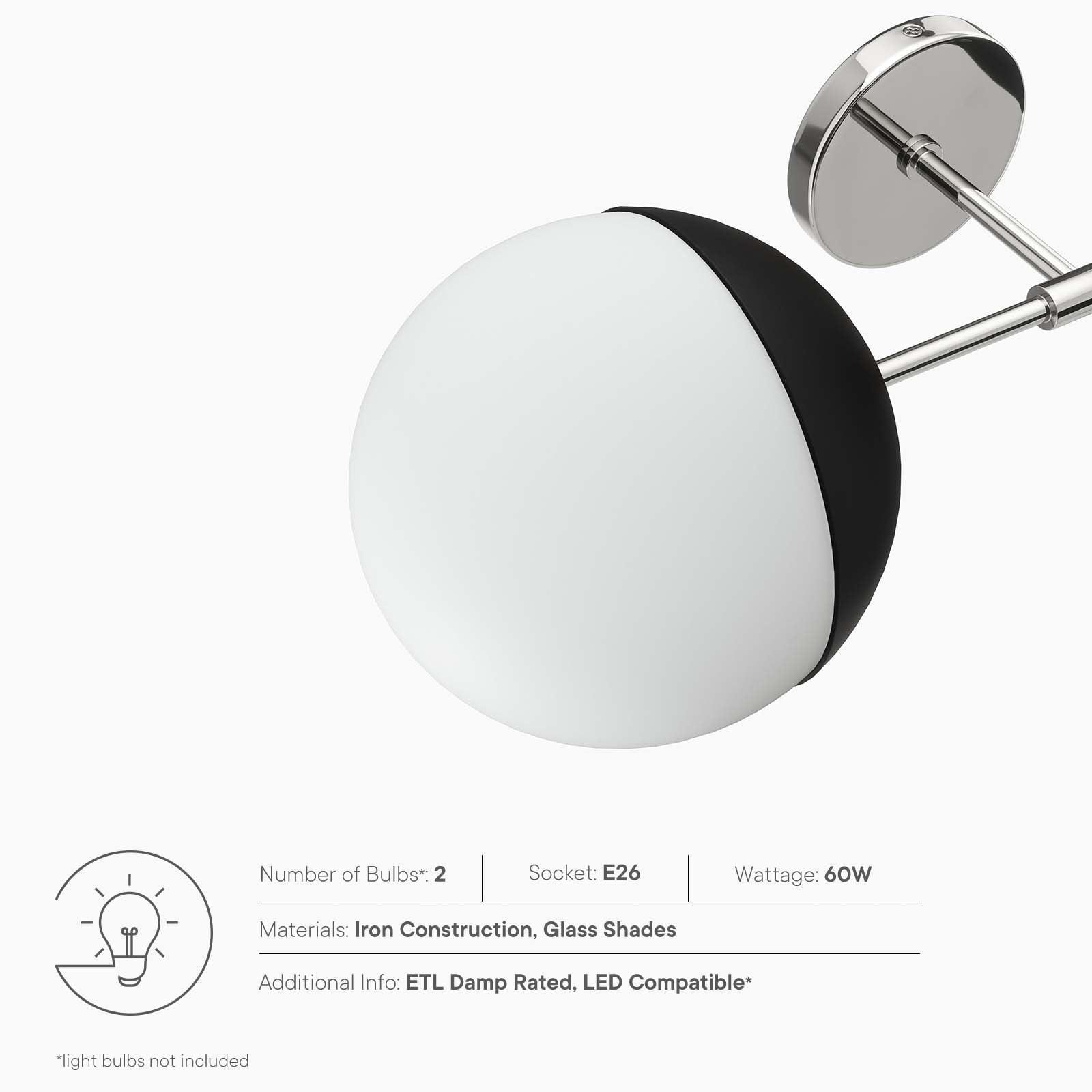 Modway Stellar 2-Light Wall Sconce FredCo