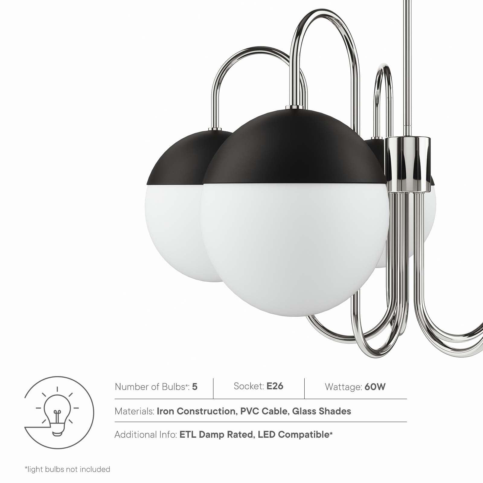 Modway Stellar 5-Light Chandelier FredCo