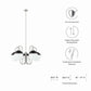 Modway Stellar 5-Light Chandelier FredCo