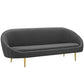Modway Sublime Vertical Curve Back Fabric Sofa FredCo
