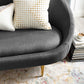 Modway Sublime Vertical Curve Back Fabric Sofa FredCo