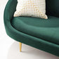 Modway Sublime Vertical Curve Back Performance Velvet Sofa FredCo