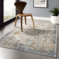 Modway Success Manuka Distressed Vintage Floral Lattice Area Rug FredCo