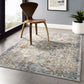 Modway Success Manuka Distressed Vintage Floral Lattice Area Rug FredCo