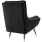 Modway Suggest Button Tufted Performance Velvet Lounge Chair FredCo