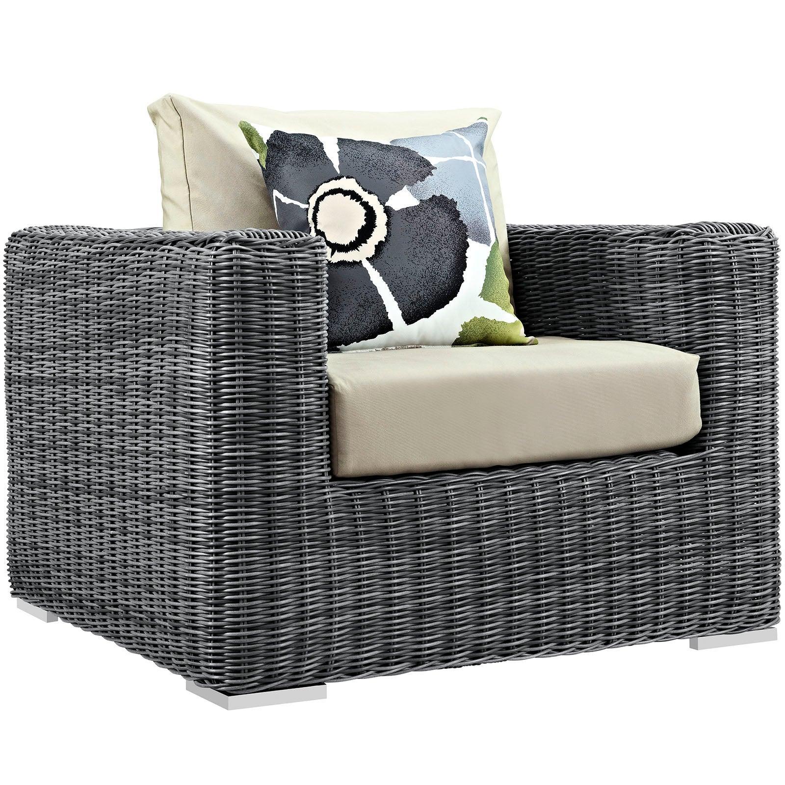 Modway Summon 10 Piece Outdoor Patio Sunbrella® Sectional Set, EEI-2396 FredCo