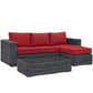 Modway Summon 3 Piece Outdoor Patio Sunbrella® Sectional Set FredCo